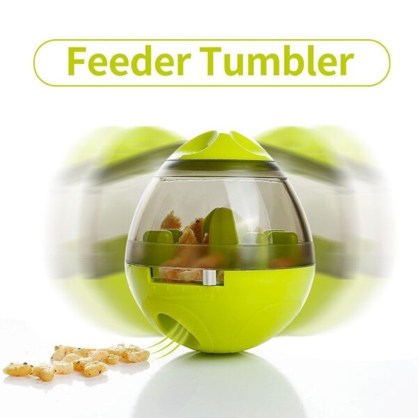 Dog Food Balls Tumbler Pet Puppy Feeder Dispenser Bowl Toy Leak Food Interactive Pet Tumbler Feeder Food Automatic Dispenser Bowl Interactive Balls - Image 5